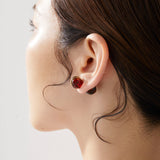 ROUND PIERCED EARRING