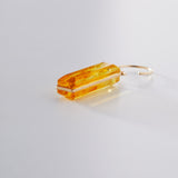 SQUARE HOOP PIERCED EARRING (SHORT)