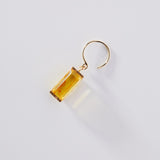 SQUARE HOOP PIERCED EARRING (SHORT)